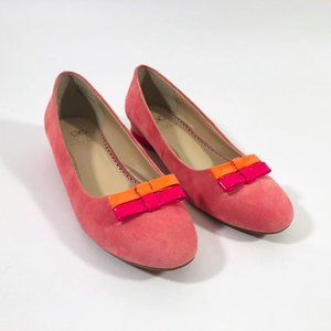 VGC Rara Avis Pink Suede Flats Wms 7W